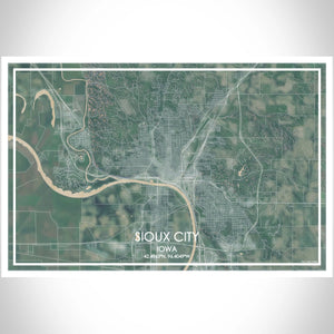 Sioux City Map Decor
