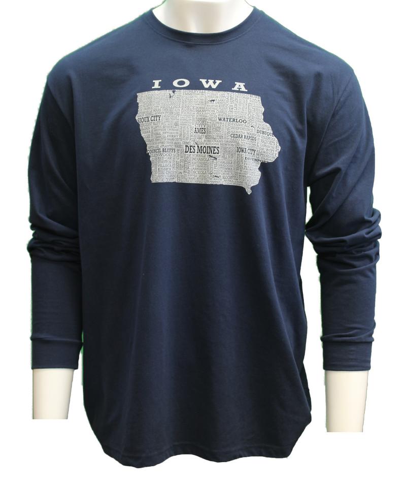 Iowa Home Town Long Sleeve T-shirt