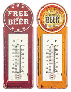 Free Beer or Craft Beer Thermometor for Home Decor