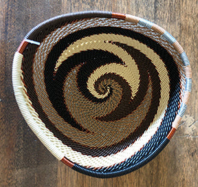Fair Trade Small Triangle Telephone Wire Basket