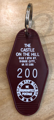 Castle on the Hill Retro Key Chain