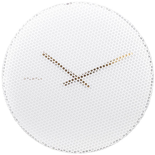 Bee White Wall Clock by Cloudnola