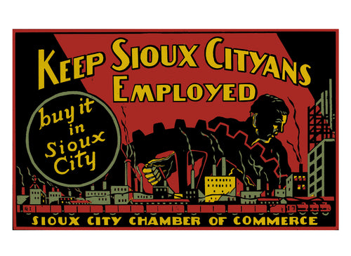 Keep Sioux Cityans Employed - Buy it in Sioux City Note Cards