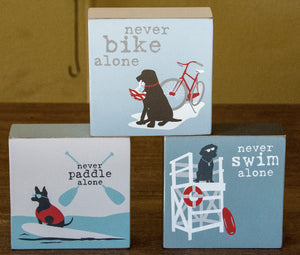 Standing Decor Wood Blocks to Celebrate Your Dog