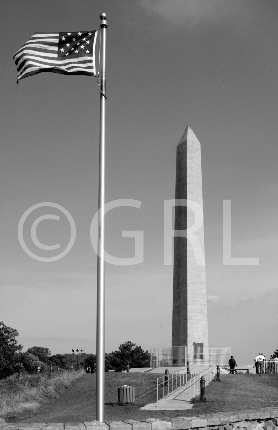 Floyd Monument Photo Print Black/white Art
