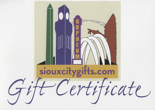 Sioux City Gifts Gift Certificate