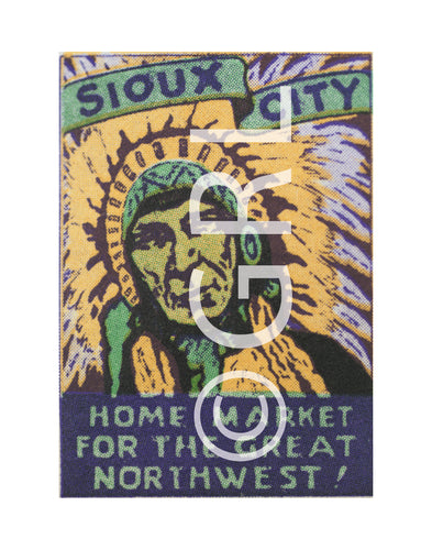 Sioux City Home Market of the Great Northwest Poster Stamp Art