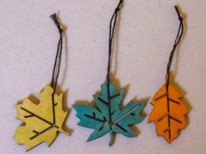 Wooden "Seasonless Trees" and Ornaments Home Decor