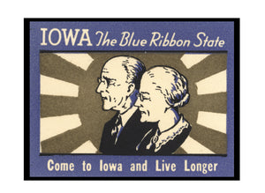 Come To Iowa and Live Longer Wall Art