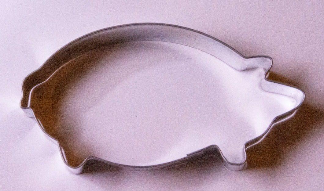 Pig shaped cookie cutter